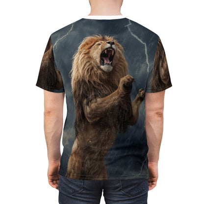 ⚡ Storm Roar – Thunder Lion T-Shirt - ART OF ROYALS