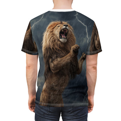 ⚡ Storm Roar – Thunder Lion T-Shirt - ART OF ROYALS