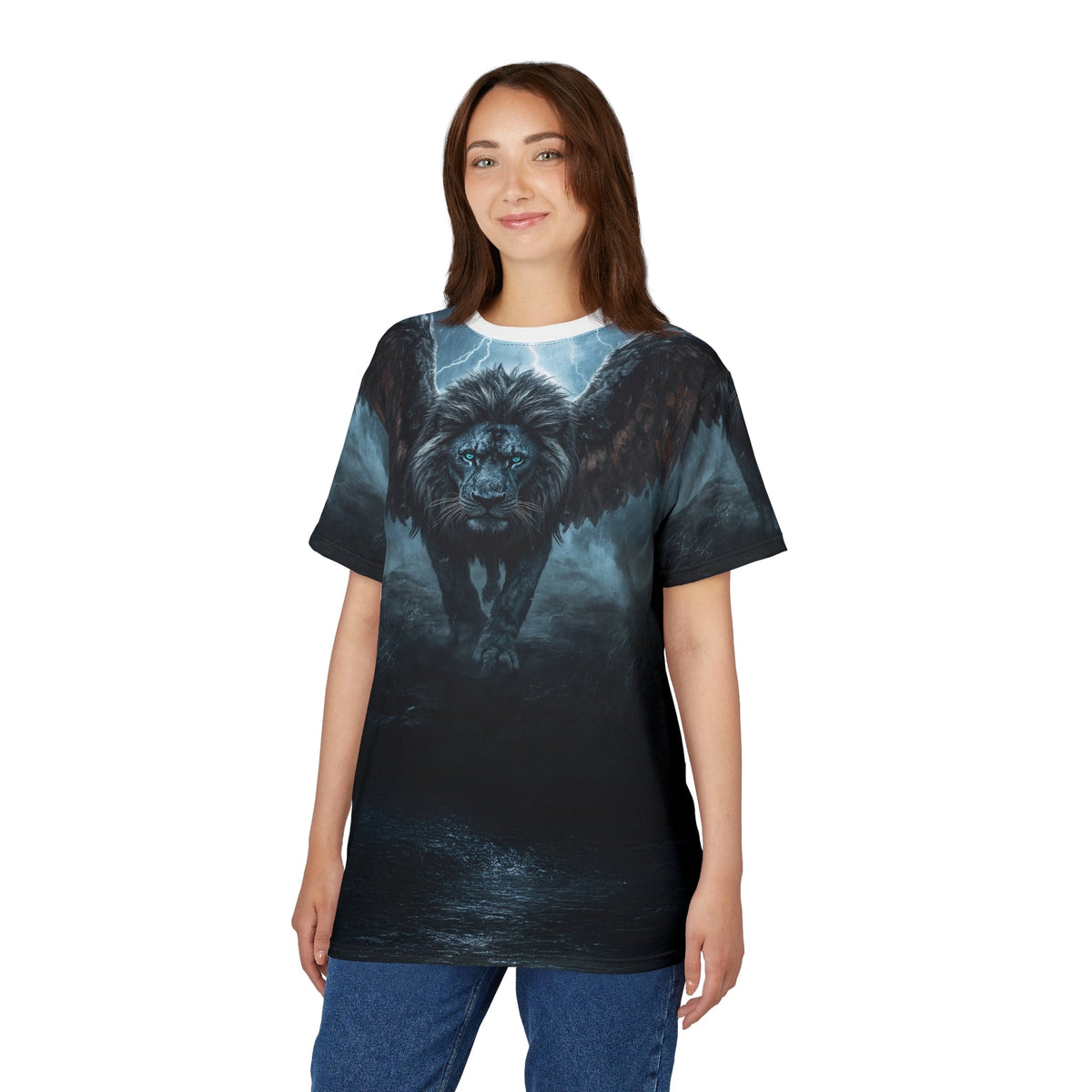 ⚡ Stormwing Lion – Guardian of Thunder T-Shirt - ART OF ROYALS