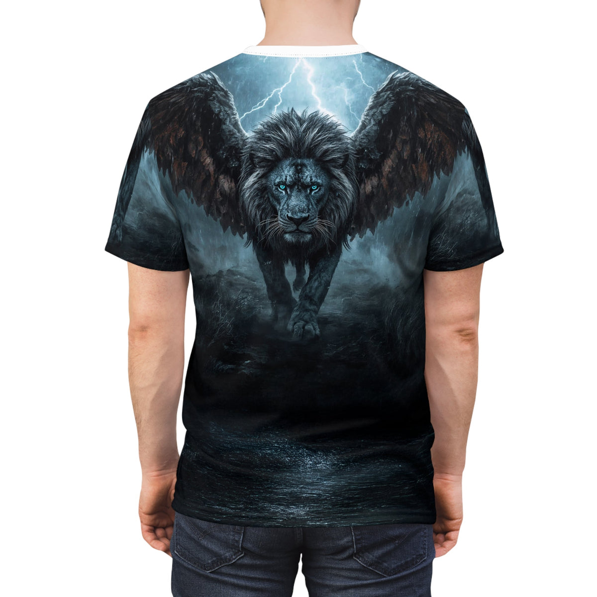 ⚡ Stormwing Lion – Guardian of Thunder T-Shirt - ART OF ROYALS