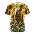 Sunflower Bliss: Capybara in a Field of Sunflowers
