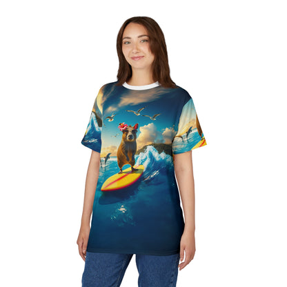 Surfer Capybara: Riding the Waves - ART OF ROYALS