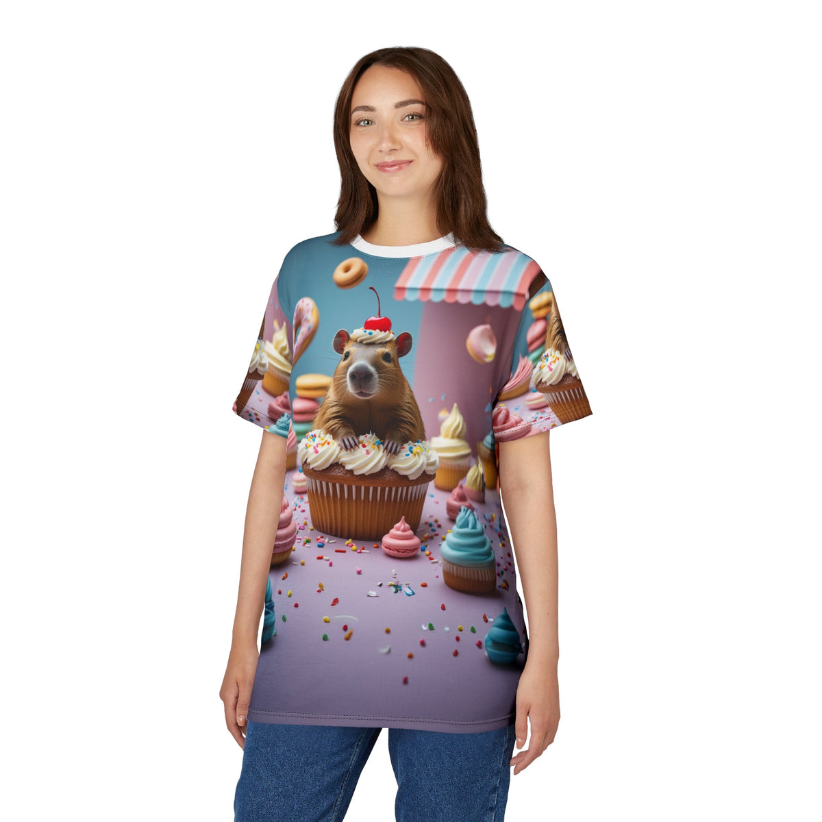 Sweet Tooth Capybara: Cupcake Paradise - ART OF ROYALS