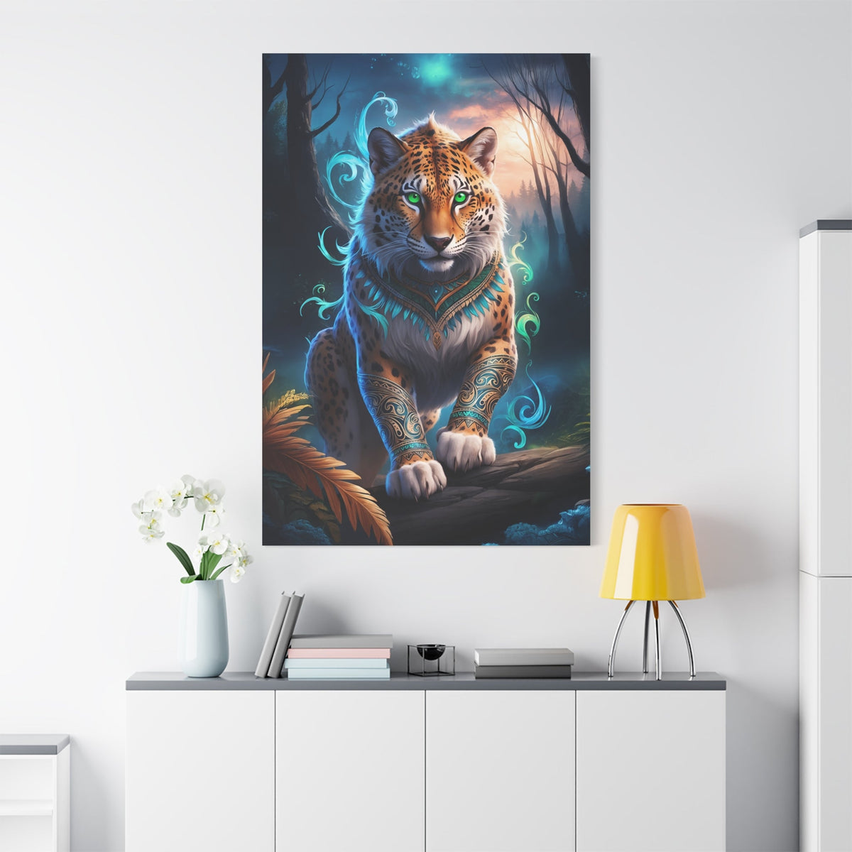 The Electric Tiger – Neon Majesty - ART OF ROYALS