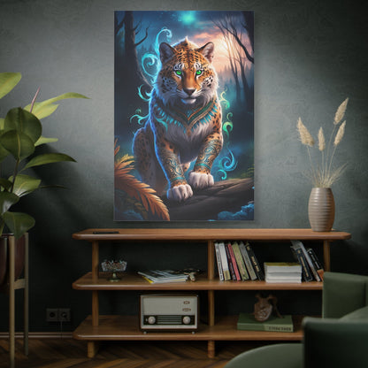 The Electric Tiger – Neon Majesty - ART OF ROYALS