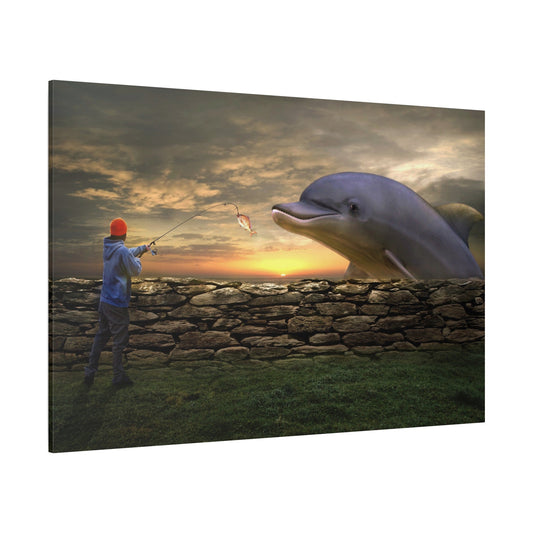 The Fisherman’s Ally – Dolphin & Boat Fantasy - ART OF ROYALS
