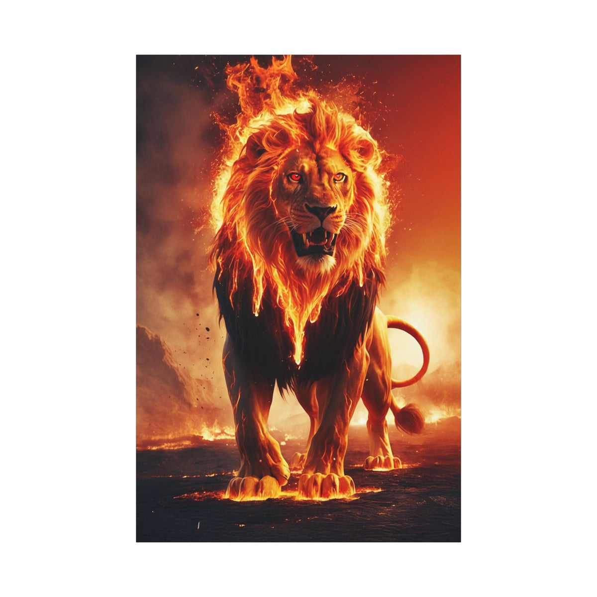 The Infernal King - A Monarch of Fire - ART OF ROYALS