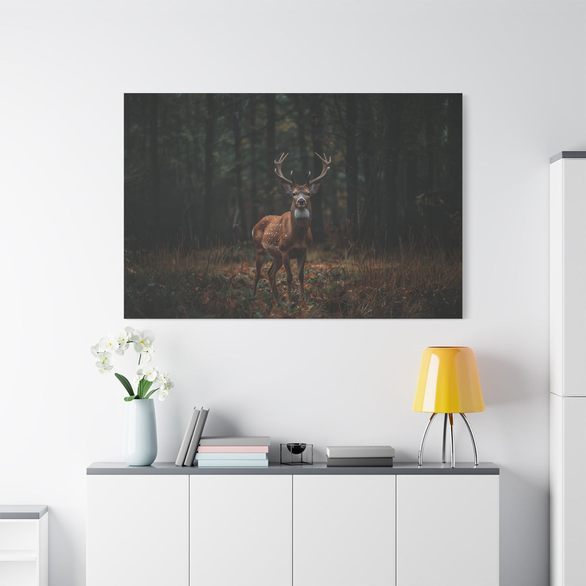 The Moonlit Stag – Nature’s Majesty - ART OF ROYALS