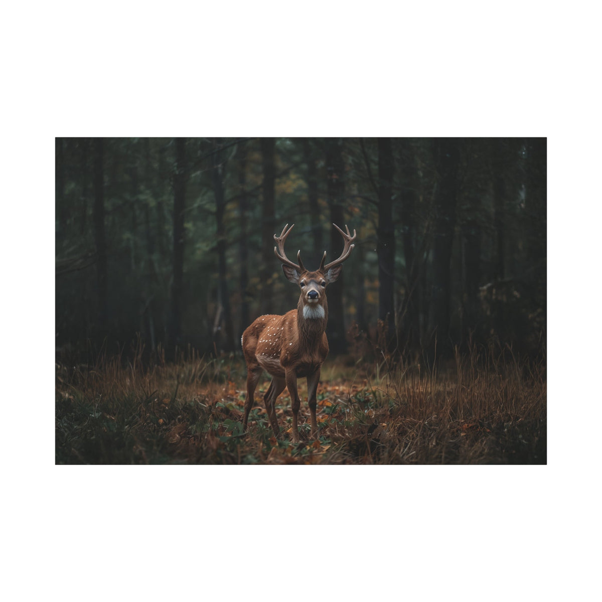 The Moonlit Stag – Nature’s Majesty - ART OF ROYALS