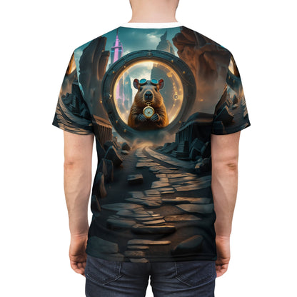 Time Traveler Capybara T-Shirt ⏳🌌 - ART OF ROYALS