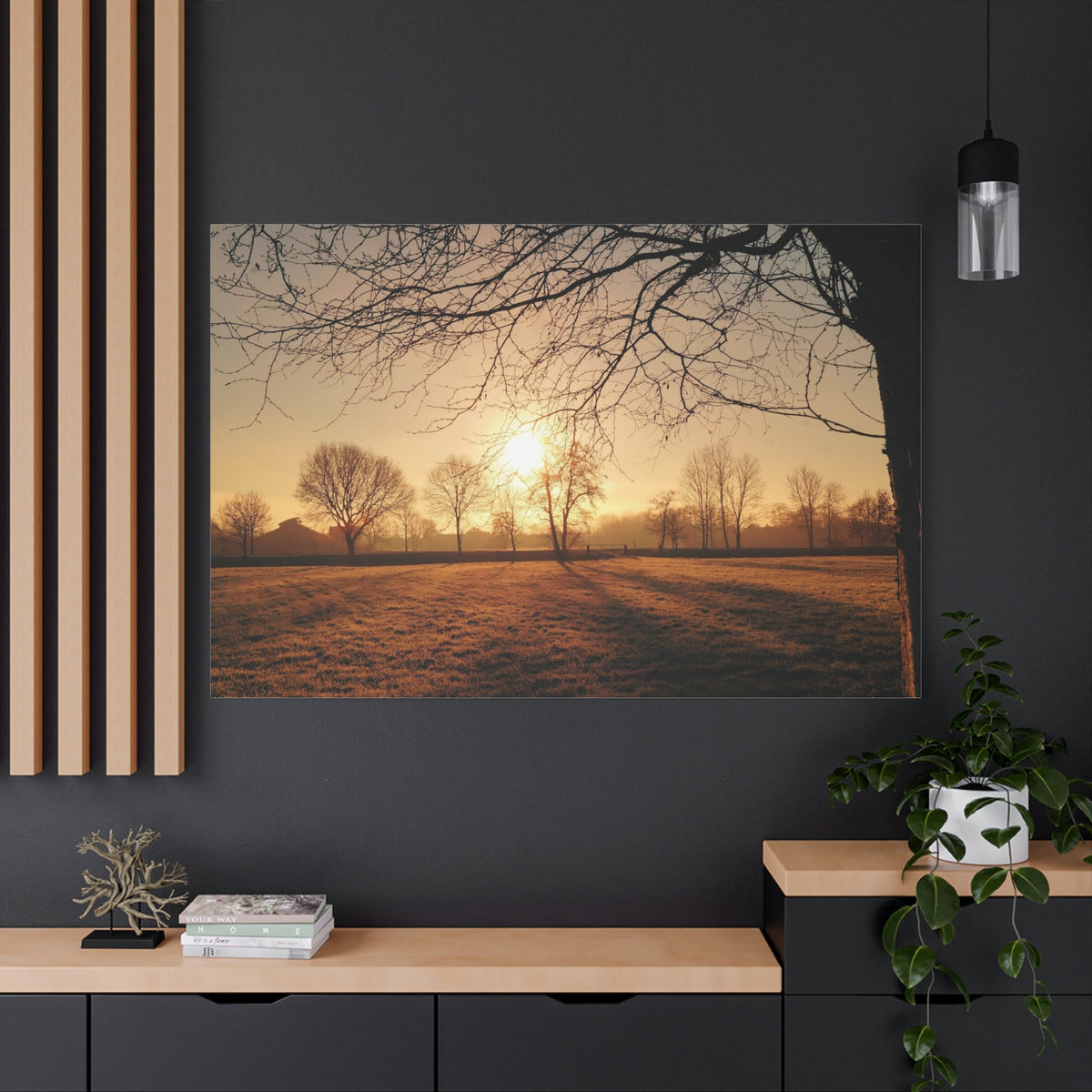 Tranquil Sunrise Over a Peaceful Meadow - ART OF ROYALS