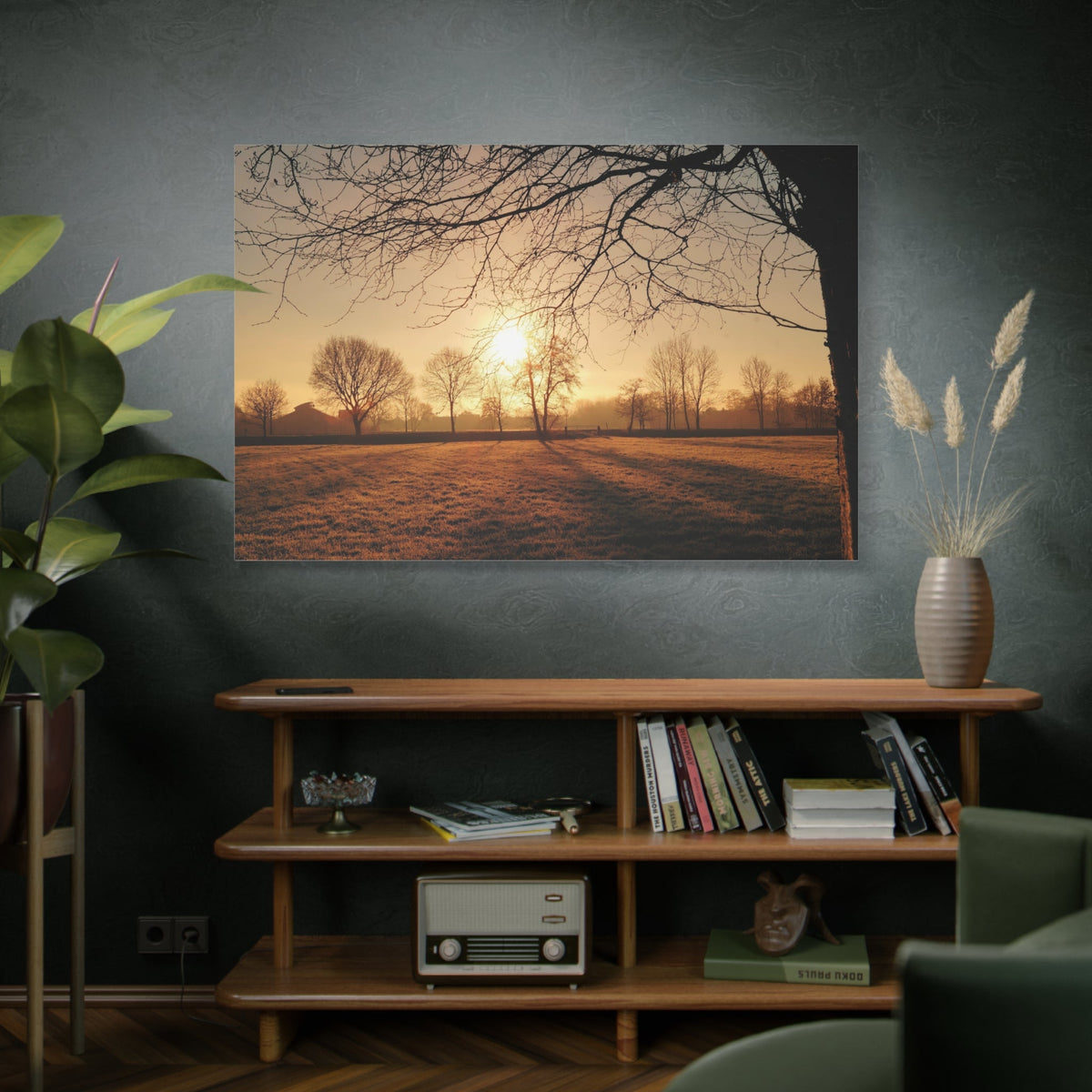 Tranquil Sunrise Over a Peaceful Meadow - ART OF ROYALS