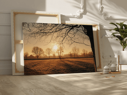 Tranquil Sunrise Over a Peaceful Meadow - ART OF ROYALS