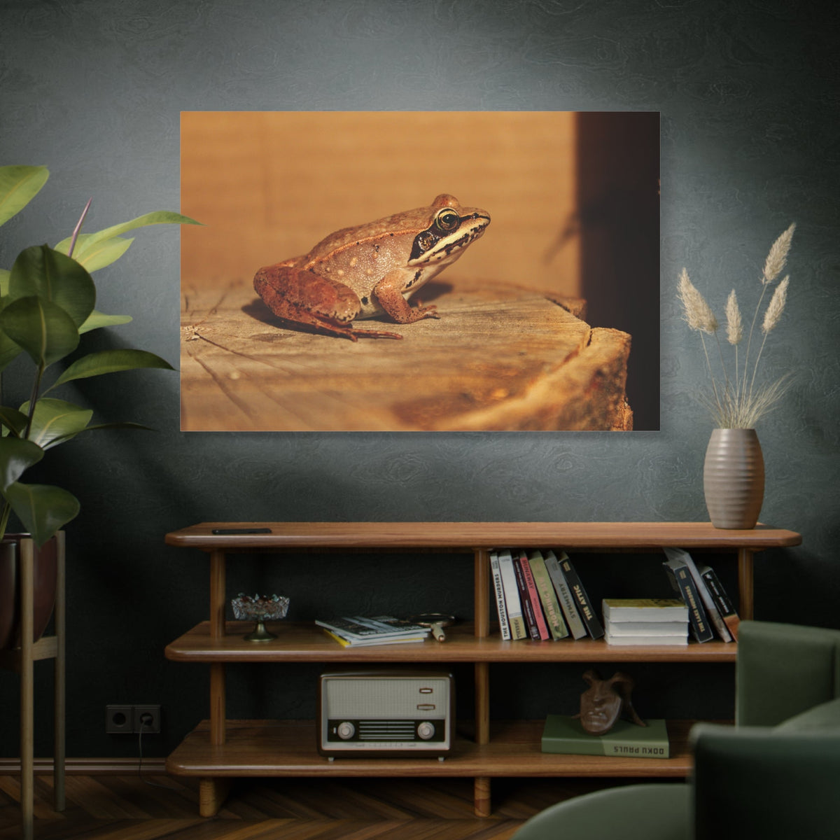 Vibrant Green Frog – Nature’s Tiny Acrobat - ART OF ROYALS