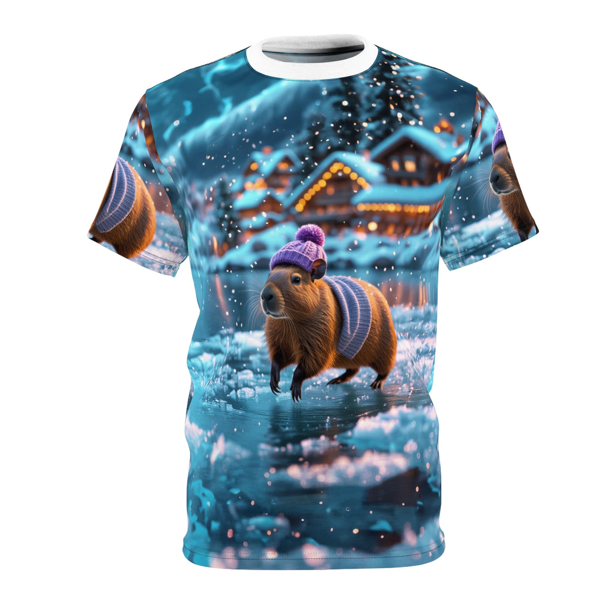 Winter Wonderland Capybara: Cozy Snowbound Journey - ART OF ROYALS