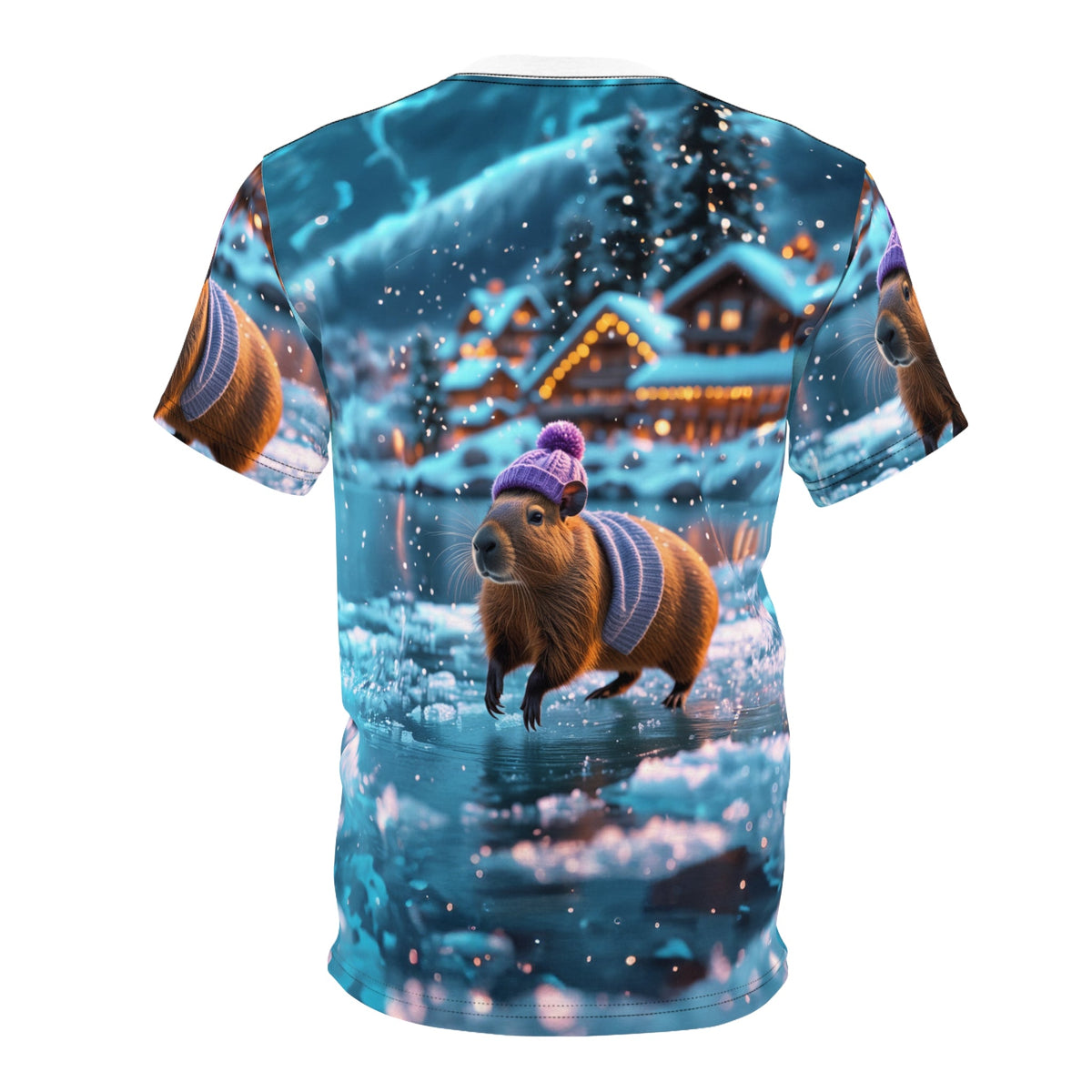 Winter Wonderland Capybara: Cozy Snowbound Journey - ART OF ROYALS