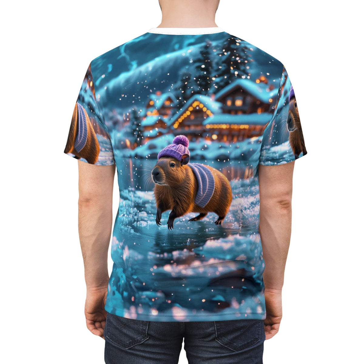 Winter Wonderland Capybara: Cozy Snowbound Journey - ART OF ROYALS