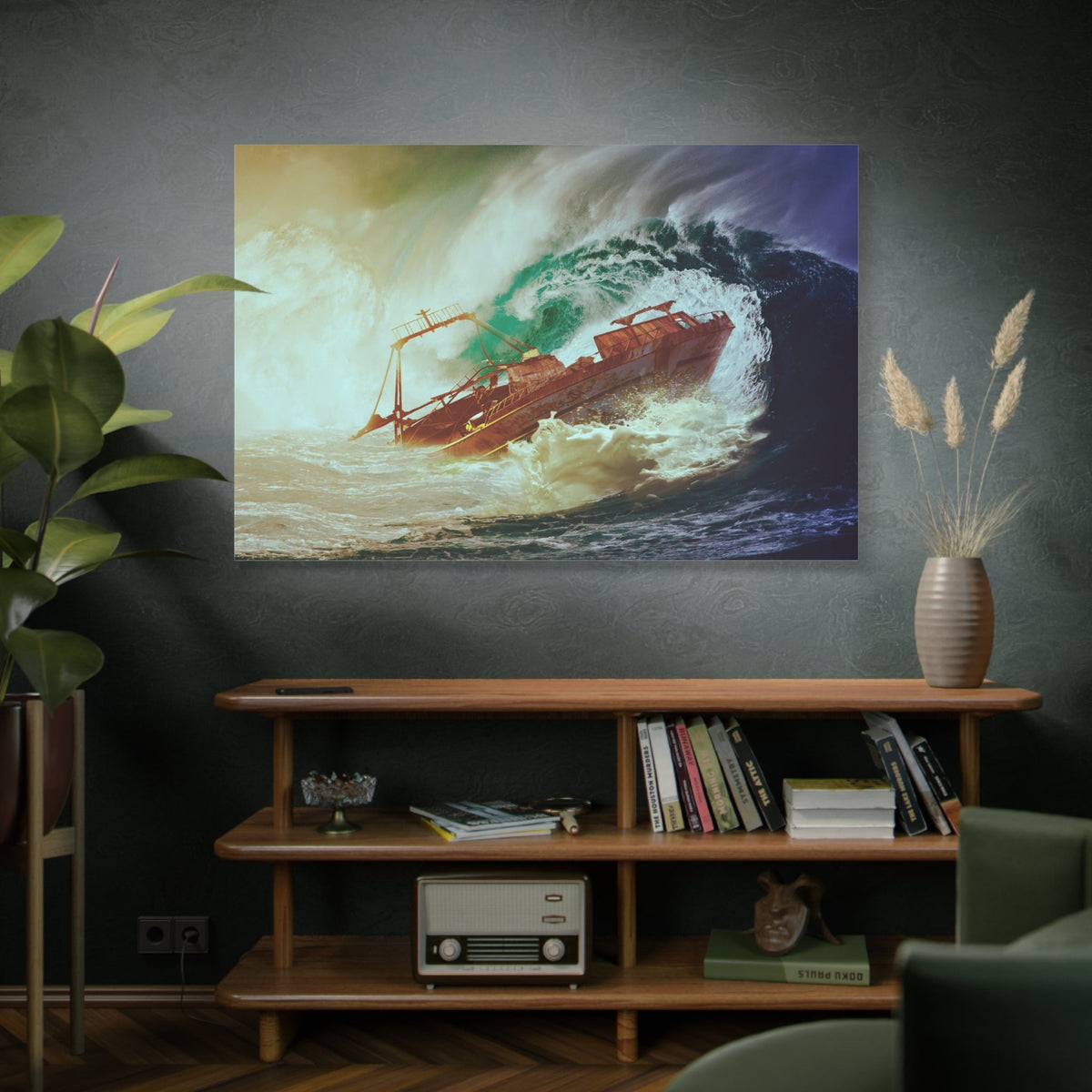 Wrecked by the Waves – Dramatic Shipwreck Scene - ART OF ROYALS